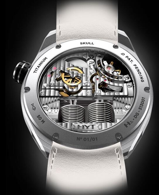 HYT 151-TT-46-BF-AW SKULL 51 MM Replica watch